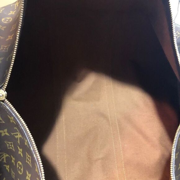 Louis Vuitton Monogram Keepall 60 Travel Duffle with Luggage Tag - Picture 15 of 16